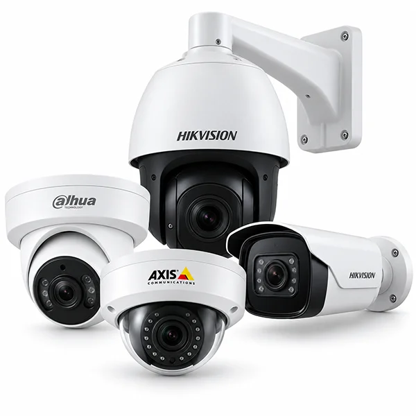 Hikvision, Dahua and Axis dome, bullet and PTZ IP cameras