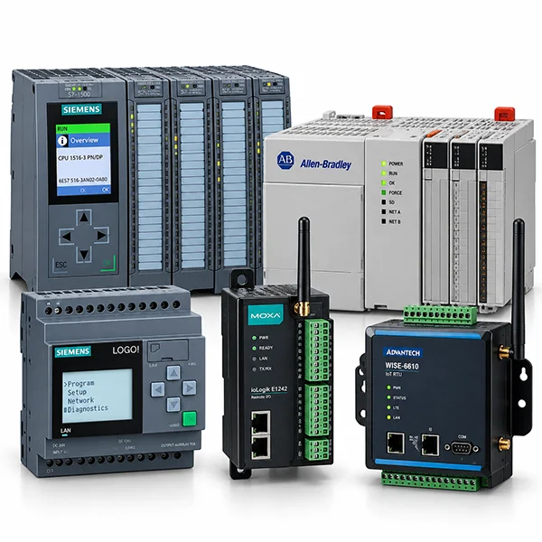Siemens, Allen-Bradley, Moxa and Advantech PLC and RTU modules